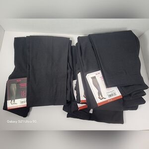 No Boundaries NOBO High Rise Black Ankle Leggings  Size M (7-9) 4 PACK